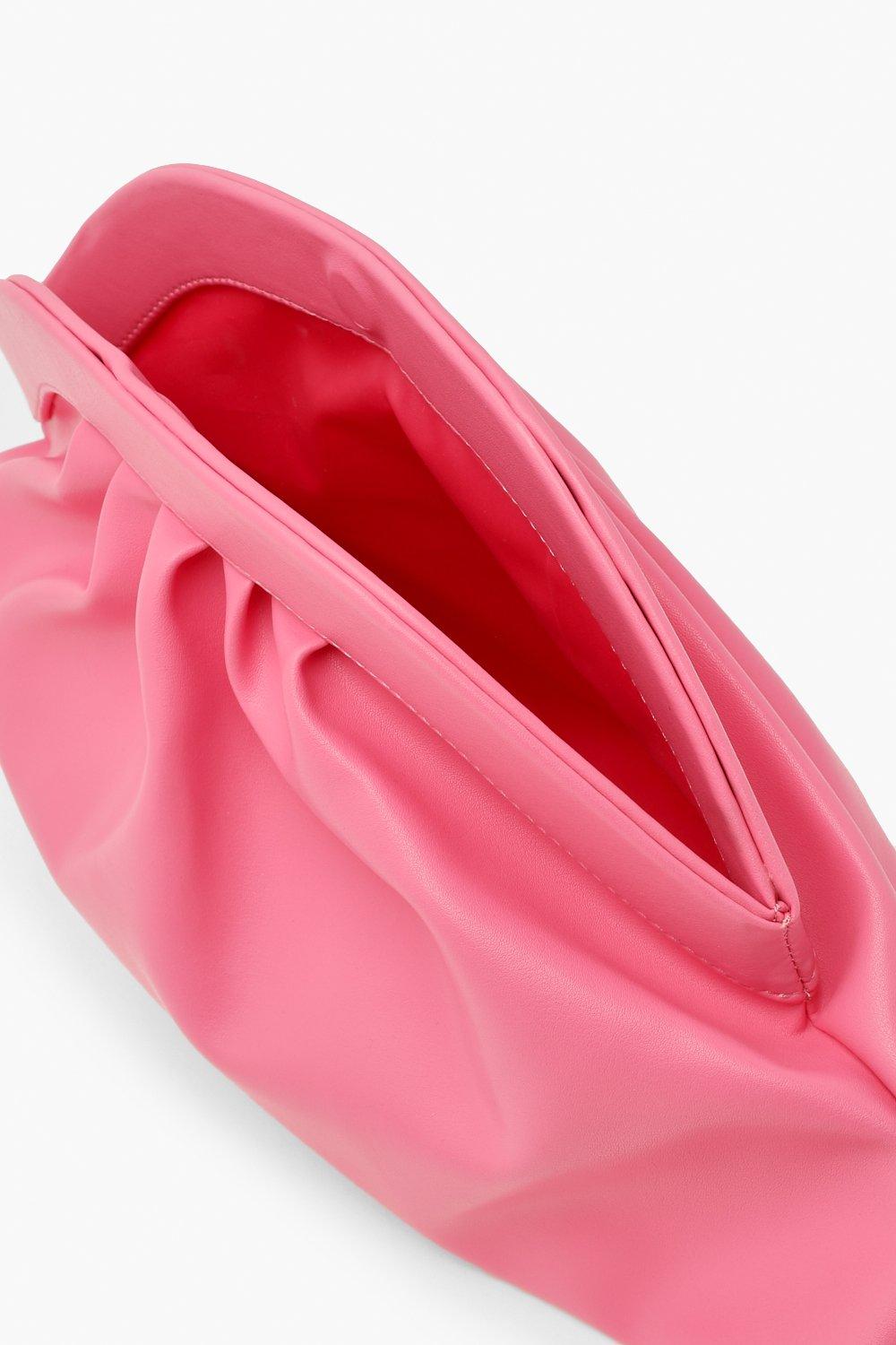 Bright pink clutch online bag uk